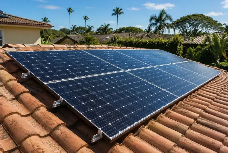 Installation de panneaux solaires à Montagnat